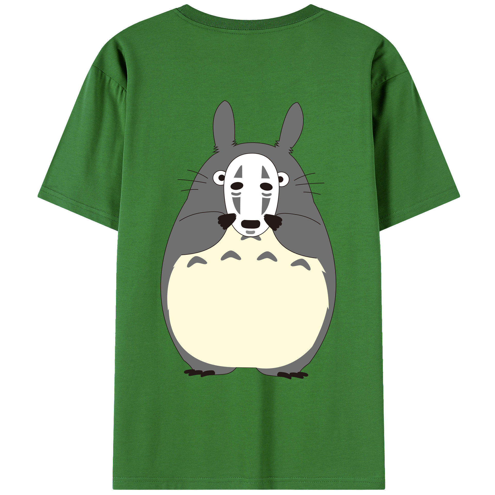（画像用） となりのトトロ 草壁メイ 草壁サツキ My Neighbor Totoro Satsuki Kusakabe Mei Kusakabe レディース半袖Tシャツ(バックプリント)